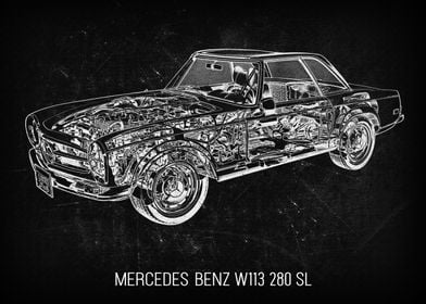 MercedesBenz W113 280 SL