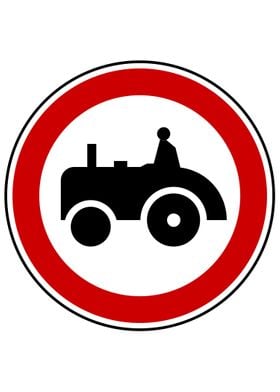 Serbian Road Sign