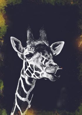 giraffe poster