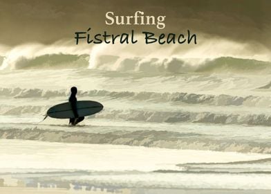 Surfer Fistral Beach
