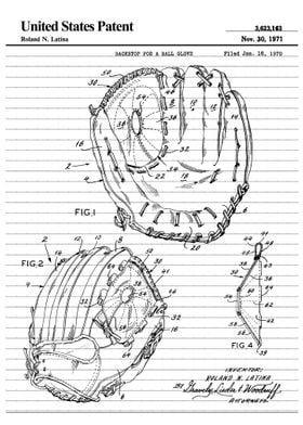 1971 baseball glove