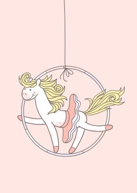 Circus Aerial Hoop Pony