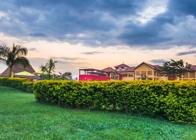 Sunrise over Kampala