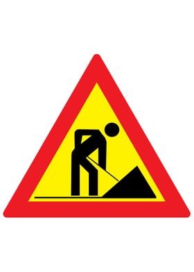 Romanian Road Sign