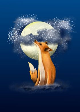 The fox illustration