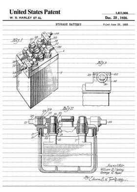 1926 storage battery