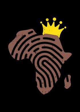 Africa Fingerprint Crown