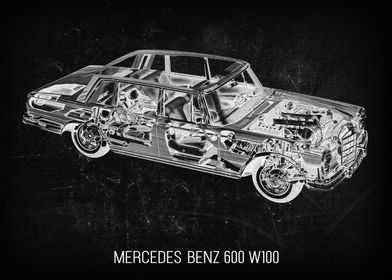 MercedesBenz 600 W100