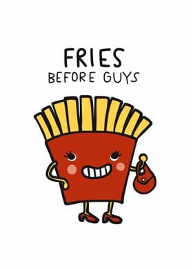 Fries before guys cartoon 