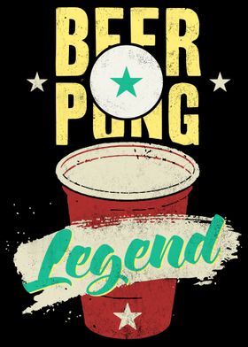 Beer Pong Legend Game Beer