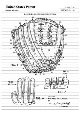 1971 baseball glove