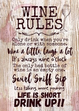 Wine Rules