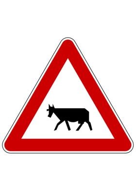 Serbian Road Sign