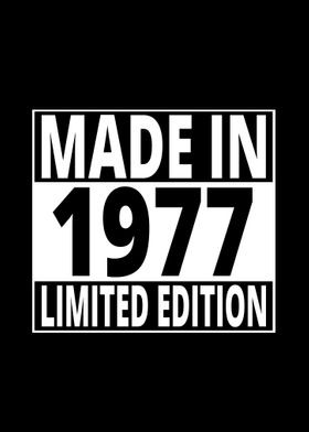 Made in 1977 Limited Editi