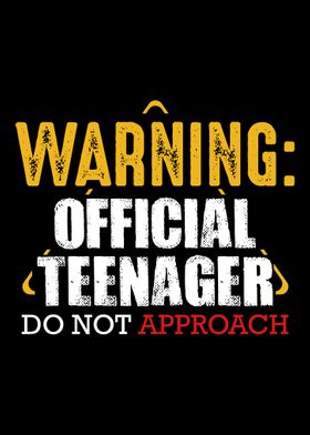 Official Teenager Do Not A