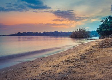 Sunset on Lake Victoria