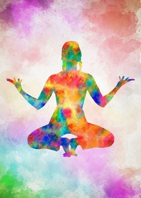 mediation yoga color