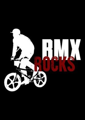 BMX Riding Rocks Cool Dirt