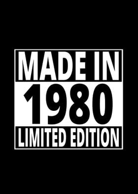 Made in 1980 Limited Editi