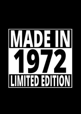 Made in 1972 Limited Editi