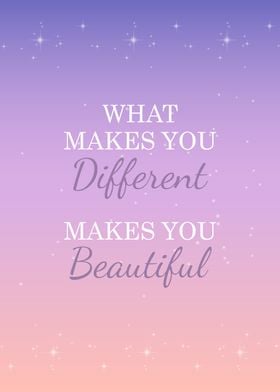 Magic Pink Quote Beautiful