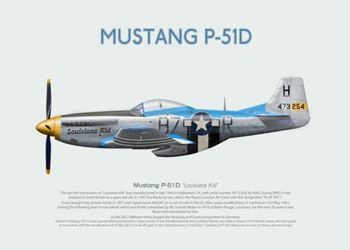 Mustang P51 Louisiana Kid