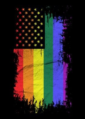 LGBT Flag USA