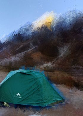 Mountain Landscape Camp