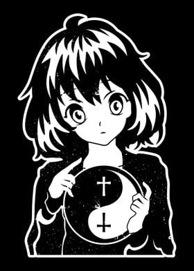 gothic anime girl