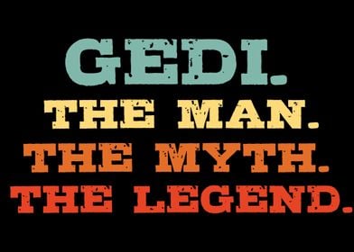 Gedi the Man Myth Legend