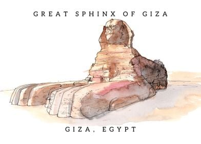 Sphinx of Giza Pyramids