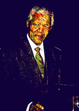 Nelson Mandela Pop Art