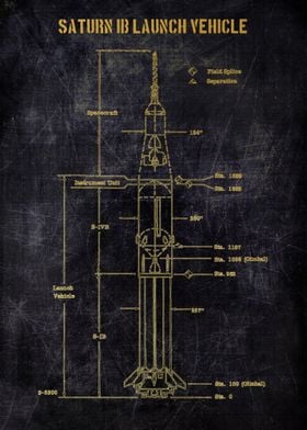 saturn ib launch vehicle