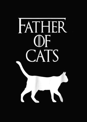 Mens Father Of Cats 