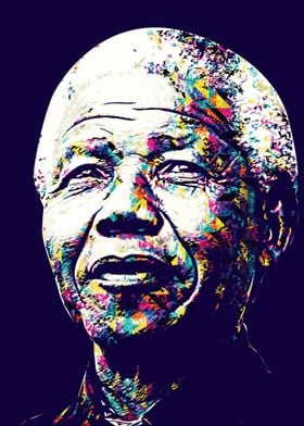 Nelson Mandela Pop Art