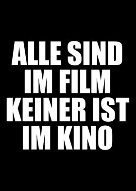 Alle sind im Film keiner 