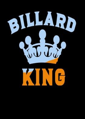 Billiard King with Crown