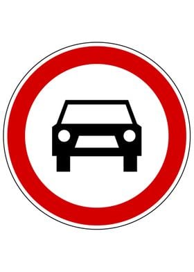 Slovenia Road Sign