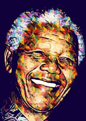 Nelson Mandela Pop Art