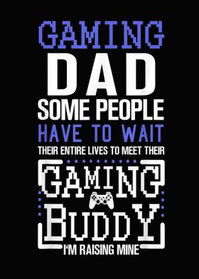 Mens Gaming Dad Funny  