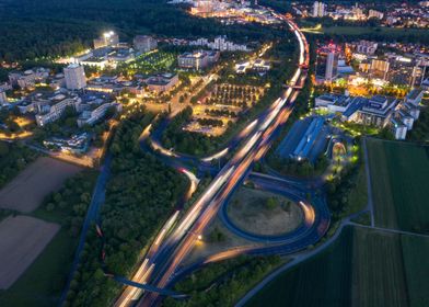 Stuttgart Highway Aerial