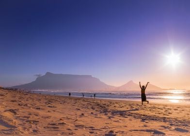 Dancing on the beach 