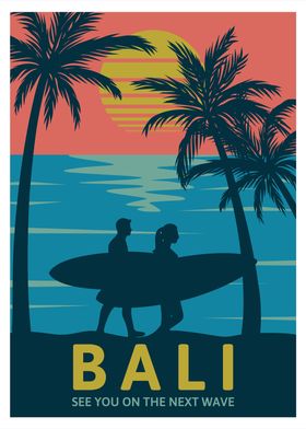 Surfing Bali