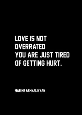 Love is not overrated