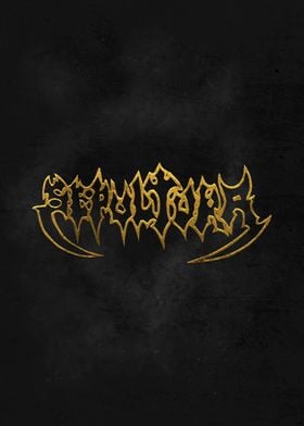 Sepultura Gold Logo Symbol