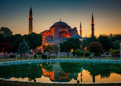 Hagia Sophia at Dawn