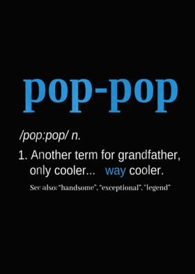 Pop Pop Gifts Grandpa Fath