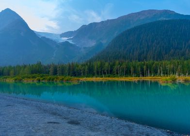 Portage Glacier Lake 