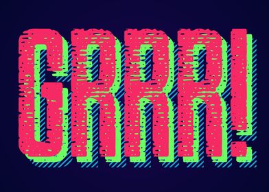 GRRR Retro Typography