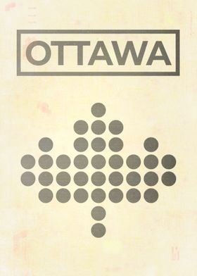 Canada city poster Ottawa